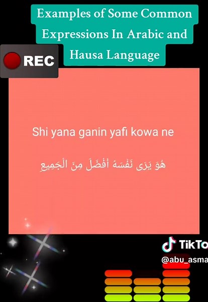 Learn Common Expressions in Arabic and Hausa Languages
