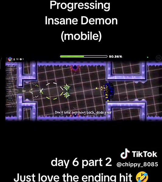 Geometry Dash Insane Demon Level Highlights