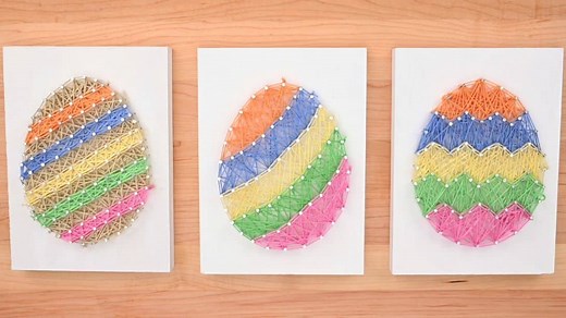 Easy Easter Egg String Art Tutorial