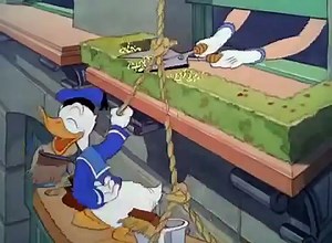 Donald Duck Window Cleaners 1940