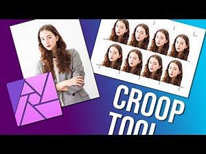 Affinity Photo Cropping Passport like Photos