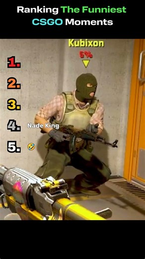 Ranking The Funniest CSGO Moments💀🤣