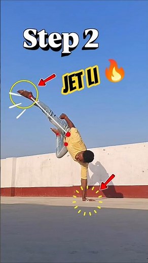Jet Li Inspired NIKE Kick ⚡🥷🔥 Martial Arts Tutorial #shorts #martialarts #jetli #kick