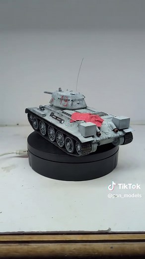Russian T34-76 Model Kit Showcase