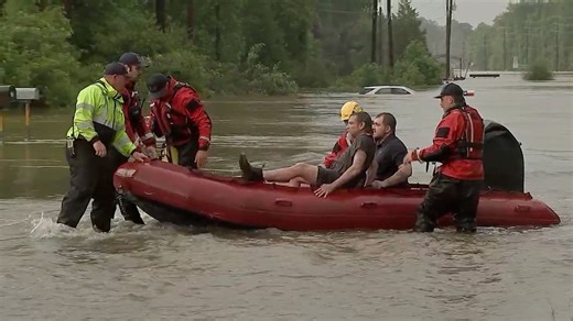 Tornadoes and flash flooding hit Texas
