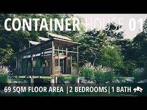 01 | Lakeside Home | Shipping Container House | Off Grid Living | Tiny House Design