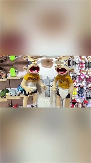 Jeffy Hand Puppet Cartoon Plushie Toy Stuffed Doll Soft Figurine Sleeping Pillow Educational