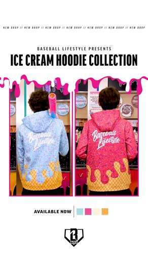 2.6K views | New style, same flavors.  The Ice Cream Hoodie Collection. | Baseball Lifestyle 101 | Facebook