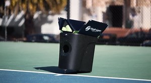 Smartphone controlled portable tennis machine Proton hits retail availability