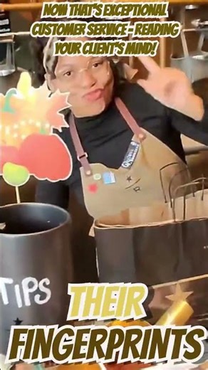 Now that's EXCEPTIONAL Customer Service - Reading Your Client's Mind!