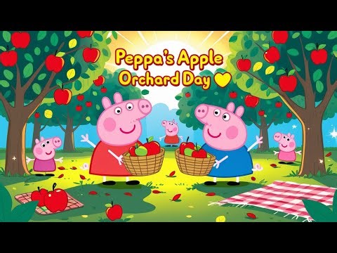 Peppa’s Autumn Apple Adventure 🍏 | Peppa’s Orchard Surprise| Sweet Heart Bedtime Story