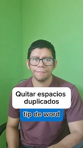 138K views · 3.5K reactions | Quitar espacios duplicados en Word #smartphone #app #excel #exceltips #windows #word #tips #tutorial | raymon_acuna | Facebook