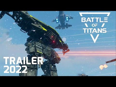 Battle of titans Gameplay Trailer 2022 Android IOS Mech Game
