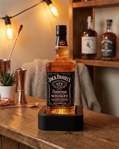Illuminated Liquor Bottle Display (USB Powered) - LED Light Whiskey Bottle Stand - Etsy