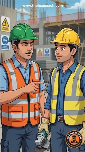 Worker Not Wearing Safety Glasses