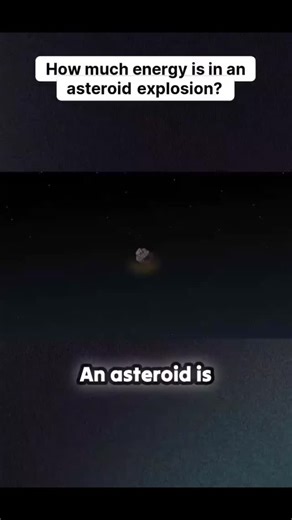 ZGL on Instagram: "Why scientists call these "City Killers" ☄️💥 .... The energy released by an asteroid impact is absolutely insane. 🤯 Because asteroids travel at such high speeds, when they hit, the solid rock instantly turns into superheated gas. A single 50-meter rock releases the energy equivalent of 500 nuclear bombs! ​That’s a "City Killer." But what happens when they get to 1km wide? 🌍💥 .... #Space #Asteroid #Astronomy #Cosmos #FutureTech DataScience Soteria 2041 Earth ScienceFacts Sp