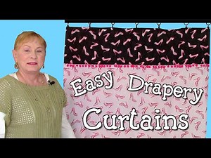 Quick & Easy Drapery Curtains | The Sewing Room Channel