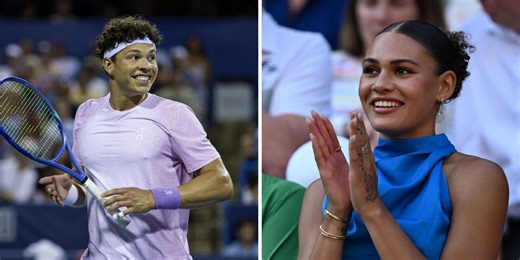 WATCH: Ben Shelton and girlfriend Trinity Rodman share an adorable moment as they vibe to popular song after American's US Open 1R win
