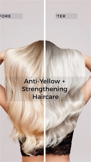 Keep your blonde brilliant with Ice-Blonde Silver Screen, the ultimate anti-yellow haircare! Experience the vibrant world of blonde perfection without any brassiness. 🌟 Ice Blonde Anti-Yellow Strengthening Haircare: 💪 Iceplex Bond Builder Technology© for Stronger, Healthier Hair 🧊 Refresh and Maintain Blonde Brilliance 💜 Concentrated Violet/Blue Pigments Neutralize Yellow Tones ✨ Brightens Blonde and Tones Grey/White Hair 🌱 100% Organic Argan Oil and Olive Leaf Extract 🌍 Sustainable Packag