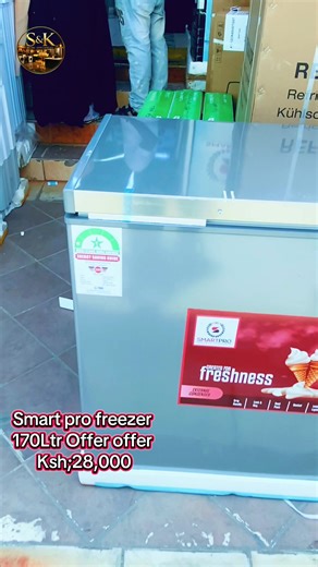 Call for free delivery 🚚 ☎️ 0781170765 Offer offer ya Ramadan Smart pro freeze 170L Ksh;28,000 Aluminum interior, lockable door, and removable storage basket Adjustable thermostat, low noise, and convenient draining tube Silver finish, often includes a free freezer guard #mombasatiktokers #kenyantiktok🇰🇪 #gibu #history #foryou @Nagib Hamza