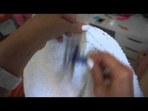 How to apply hair chalk - classic method?