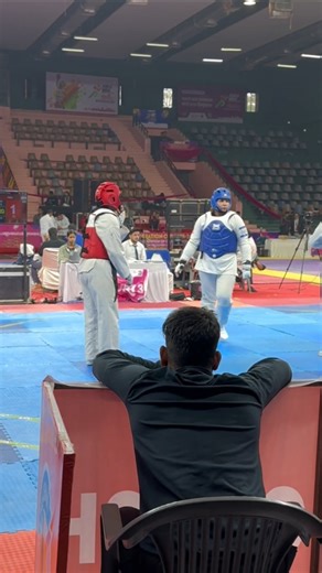 Himanshi Until Slow Motion Back Kick 💥 | Powerful Taekwondo Move #shorts