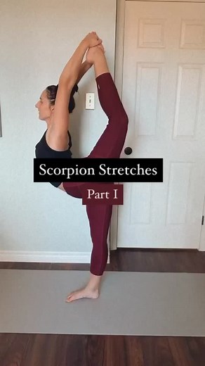 Stretches for an extended scorpion or needle✨🙌🏻 #flexibilitytraining #stretchingroutine #cheerleading #cheer #flexibility