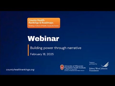 Webinar: Building power through narrative