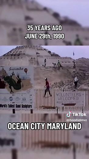 Explore Ocean City's Boardwalk & Streets from 1990