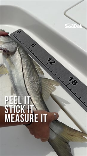 Grab a quick measurement with a SeaDek Fish Ruler. | Fiber Wild