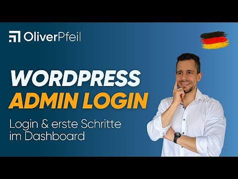 WordPress Admin Login: Login & erste Schritte im Dashboard 🇩🇪