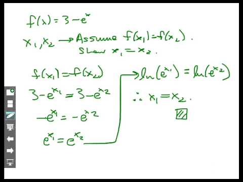 How to prove a function is an injection (Screencast 6.3.2)