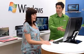 Video: Microsoft builds PC store inside Windows 7 skeptic’s house