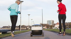 DC robot overlords? No, they’re just making deliveries