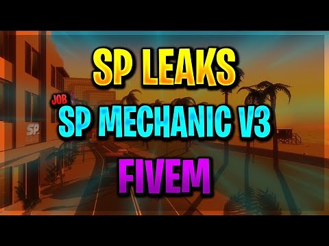 [ESX] [PACK] SP Mechanic Job V3 [MenuV] | Script FiveM | SP