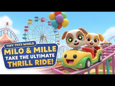 Milo & Millie Take the Ultimate Thrill Ride 🎢 | Kids Adventure Song