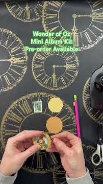 Wonder of Oz Hidden Paperclip Tutorial | Pre-Cut Mini Album Kit #minialbumtutorial