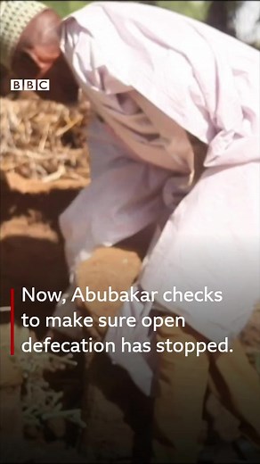 1.1K views · 54 reactions | After losing his wife and son to a cholera outbreak linked to people pooing in open spaces around his village, Abubakar began an anti-open defecation  campaign.  Talking toilets and the power of proper sanitation: https://bbc.in/3SJj0U0 | BBC World Service | Facebook