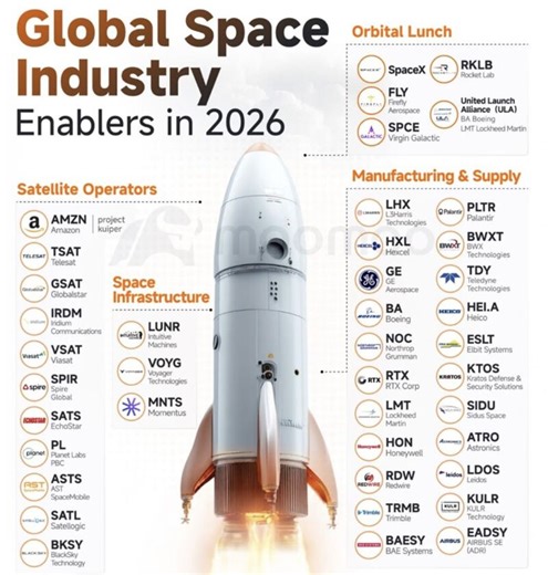 Global Space Industry Enablers for 2026: Key Players and Trends | Mark Lewis posted on the topic | LinkedIn