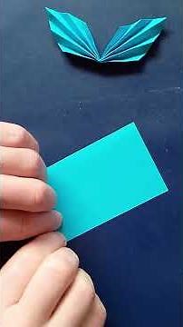 Genialen Deko Schmetterling aus einem Blatt Papier falten #origami #butterfly