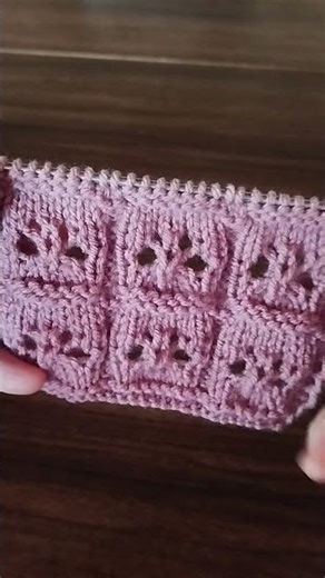 An easy knitting pattern with butterfly motifs 51