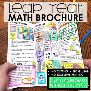 Leap Day Leap Year 2024 Activities Math Challenge Grades 4