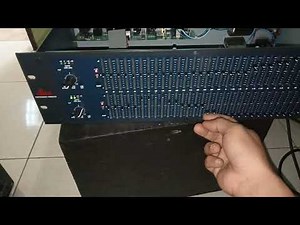 Tes frequency Equalizer DBX 1231 original cina