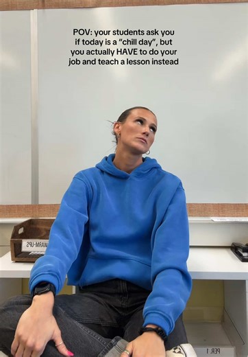 nothing I love more than a chill day in class okay #highschoolteacher #teacher #teachersoftiktok #teacherprobs #teacherjokes
