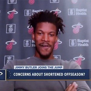 499K views · 2.5K reactions | “You’ve got some really good players that are much better than I am coming back – KD, Kyrie, Steph, KAT … I’d pick those guys over me too.” —Jimmy Butler (via Rachel Nichols) | SportsCenter | Facebook