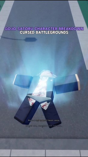 Gojo Satoru Showcase In Cursed Battlegrounds #cursedbattlegroundd #roblox #fyp #foryou #gojo #jjk