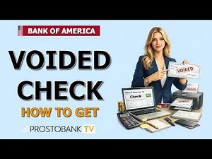 How to Get a Voided Check from Bank of America Online (Without Waiting to Order Checks)