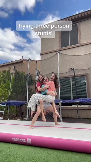 trying three person stunts! - all owners #fyp #dancers #dance #dancer #gymnastics #gymnast #acrobatics #acrobat #acro #foru #foryoupage #foryou #4youpage #stunt #threepersonstunts #contortionist #flexible #contortion #flexibility #forupage #4you