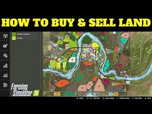 HOW TO BUY & SELL LAND in Farming Simulator 25 | PS5 | FS25