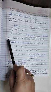 prove that root 3 is an irrational number #maths#mathematicclass10 #geometry #mathematics